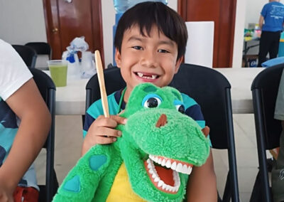 Happy Kid at SmileTree sponsored clinic Mexico