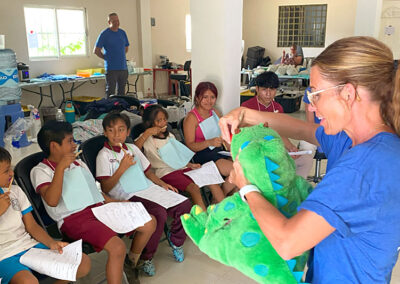 Kids at SmileTree sponsored clinic Mexico